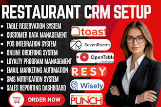 setup restaurant crm toast sevenrooms opentable resy upserve touchbistro eat app