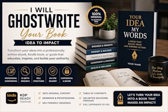 ghostwrite a professional ebooks