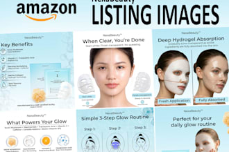 design amazon listing images and infographics