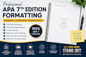 professionally format your paper in apa 7th edition style