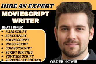 write movie script, screenwriting, synopsis, screenplay, TV script