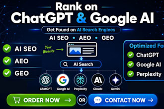 do ai seo aeo and geo optimization for chatgpt and google ai