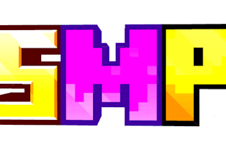 help setup a minecraft smp logo, world setup, discord