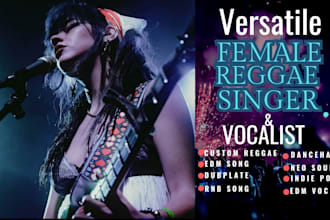 record custom reggae dubplates and dancehall vocals as a female singer