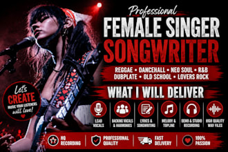 record reggae dancehall neo soul rnb vocals custom dubplate female singer