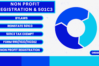 non profit registration, 501c3 tax exempt and file form 1023 or 1023 ez