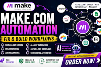 makecom automation, make automation, zapier automation, ai automation, ai agent