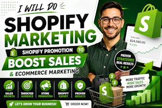 shopify marketing, shopify promotion to boost sales and ecommerce marketing