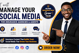 create social media content for insurance agents and agencies