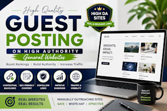 publish general guest poston general sites with dofollow backlinks