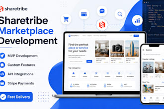build, set up a sharetribe marketplace mvp