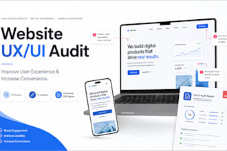 audit your website UX UI and provide actionable improvements