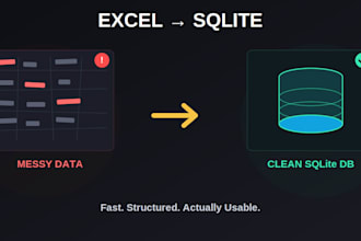 migrate your CSV or excel data into a proper sqlite database
