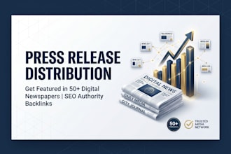 write and publish SEO press release for digital PR and backlinks