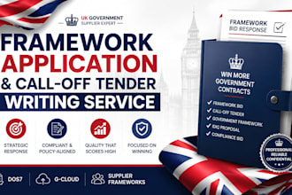 write your framework application call off tender response dos7, g cloud bid