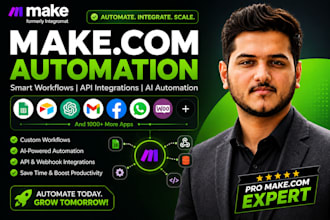 build make com automation workflows with ai and API integrations