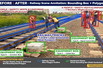 annotate 500 images with bounding box polygon