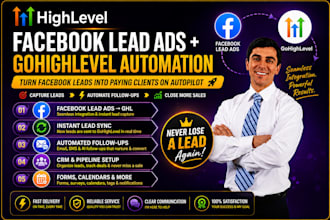 integrate facebook lead ads with gohighlevel automation