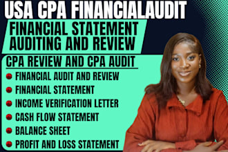 audit financial statement, CPA review, financial audit and profit and loss