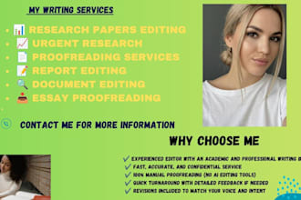 proofread, edit, and polish your book, ebook, or manuscript professionally