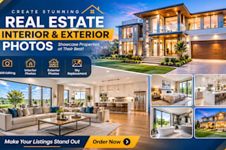 create stunning real estate interior and exterior photos