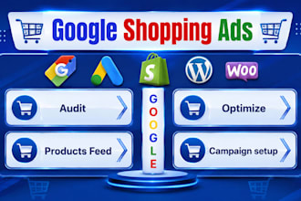 setup merchant center and google shopping ads campaign