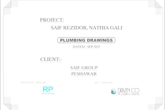 design plumbing, drainage, and water supply layouts