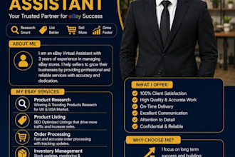 ebay dropshipping expert as a virtual assistant