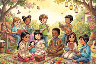 create authentic, diverse childrens book with accurate cultural representation
