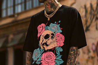 design urban brutalist style streetwear in 24 hours