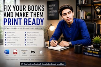fix your book formatting and make it print ready