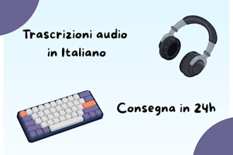 accurately transcribe italian audio or video files