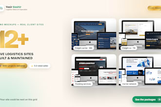 build a freight broker website with shipper packet and carrier setup
