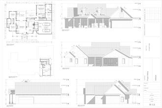 be your autocad and revit architect for architectural drawings