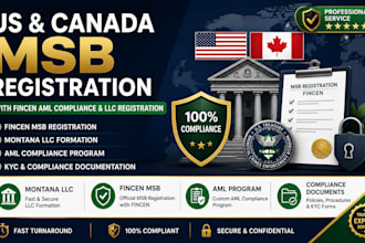 do US montana canada msb registration wit fincen aml compliance llc registration