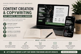 content creation and copywriting
