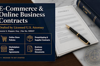 draft custom online business contract documents