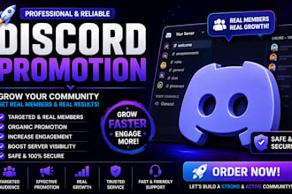do discord server promotion , discord advertising , discord promotion
