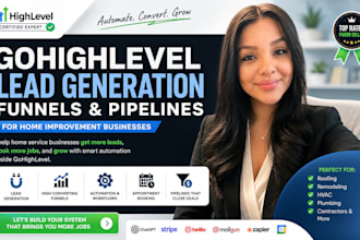 setup gohighlevel pipeline ghl lead generation home improvement services expert