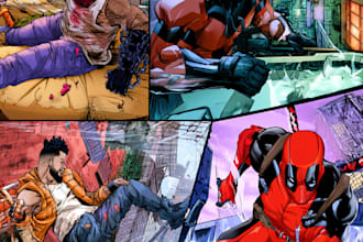 draw your full color comic book