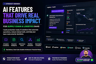 build ai features for your supply chain or logistics saas