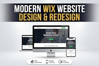 design and redesign your wix website and wix studio site design