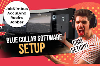 do CRM setup roofrs, acculynx, jobnimbus, servicetitan roofing, hvac, restore