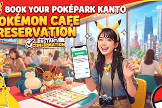 secure pokepark kanto tickets, pokémon cafe, ghibli museum, shibuya sky reserve