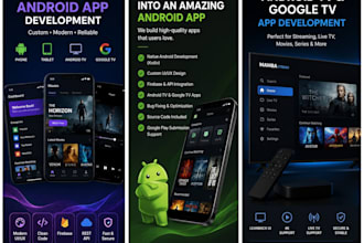 develop a modern android TV and google TV app