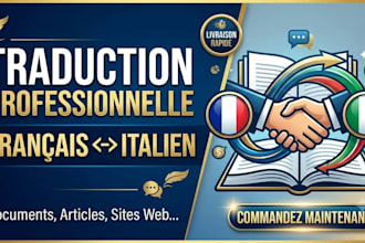 translate french to italian or italian to french proofreading