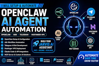 openclaw setup hermes agent hostinger openclaw jarvis ai telegram kalshi n8n bot