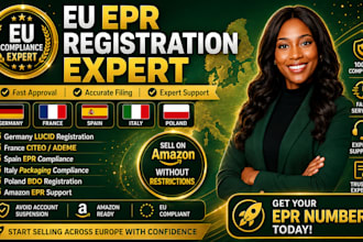 handle epr registration and compliance for germany, france, italy, spain, poland