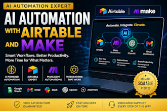build custom ai automation systems with airtable system and make