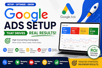 google ads campaign set up review manage adswords PPC campaign as expert